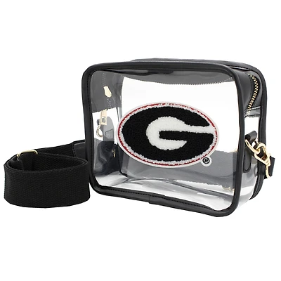 Georgia Bulldogs Clear Varsity Patch Camera Crossbody Bag