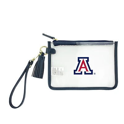 Arizona Wildcats Clear Wristlet