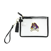 ECU Pirates Clear Wristlet