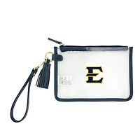 ETSU Buccaneers Clear Wristlet