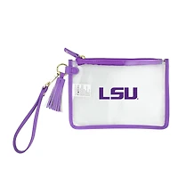 LSU Tigers Clear Wristlet