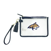 Montana State Bobcats Clear Wristlet