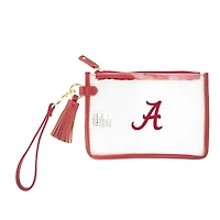 Alabama Crimson Tide Clear Wristlet