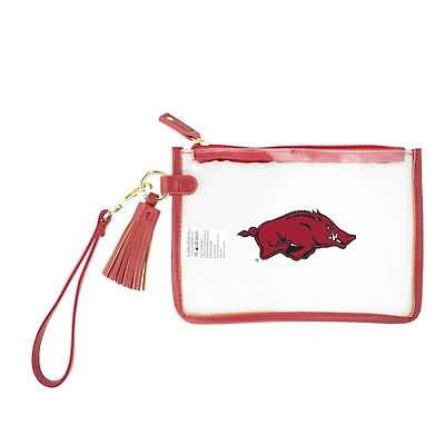 Arkansas Razorbacks Clear Wristlet