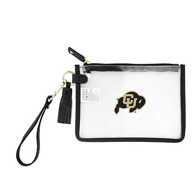 Colorado Buffaloes Clear Wristlet