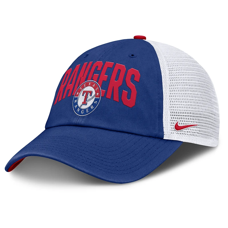 Men's Nike Royal Texas Rangers Primetime Club Adjustable Trucker Hat
