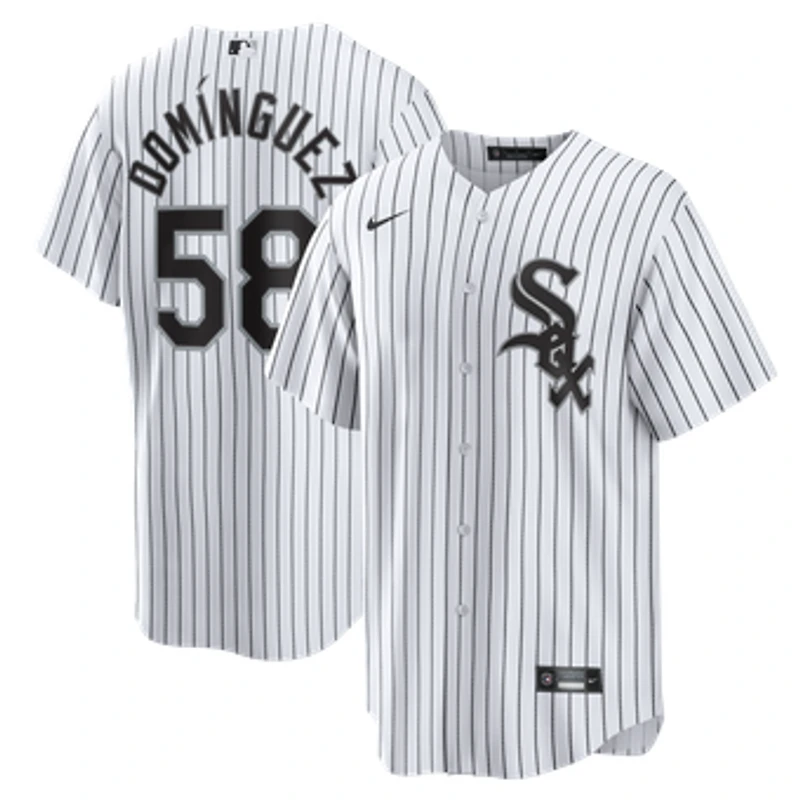 Men's Nike Seranthony Domínguez White Chicago White Sox Home Replica Jersey