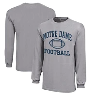 Youth Champion Notre Dame Fighting Irish Icon Logo Long Sleeve Football T-Shirt