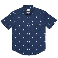 Unisex RSVLTS Navy Star Wars 12 Parsecs KUNUFLEX Button-Down Shirt