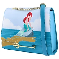 Loungefly Blue The Little Mermaid Triton's Gift Crossbody Purse