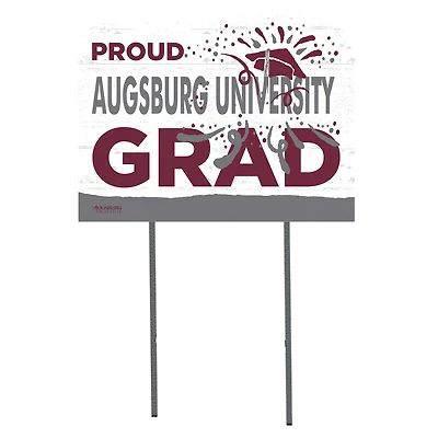 Augsburg Auggies 18" x 24" Proud Graduate Yard Sign