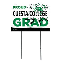 Cuesta College Cougars 18" x 24" Proud Graduate Yard Sign