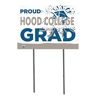 Hood College Blazers 18" x 24" Proud Graduate Yard Sign