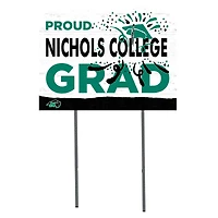 Nichols College Bison 18" x 24" Proud Graduate Yard Sign
