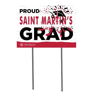 Saint Martin's Saints 18" x 24" Proud Graduate Yard Sign