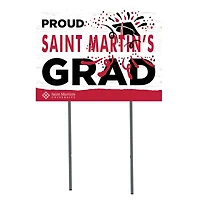 Saint Martin's Saints 18" x 24" Proud Graduate Yard Sign