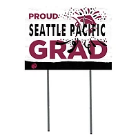 Seattle Pacific Falcons 18" x 24" Proud Graduate Yard Sign