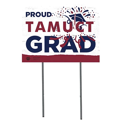 Texas A&M Central Texas Warriors 18" x 24" Proud Graduate Yard Sign