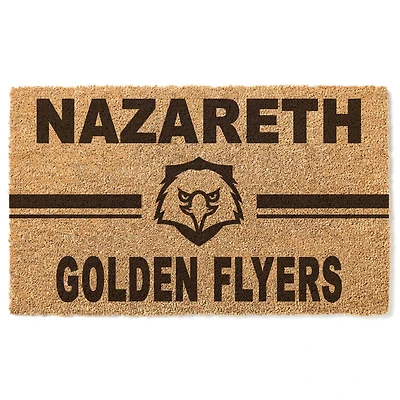 Nazareth University Golden Flyers 18" x 30" Team Logo Doormat