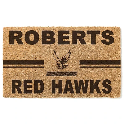 Roberts Wesleyan Redhawks 18" x 30" Team Logo Doormat