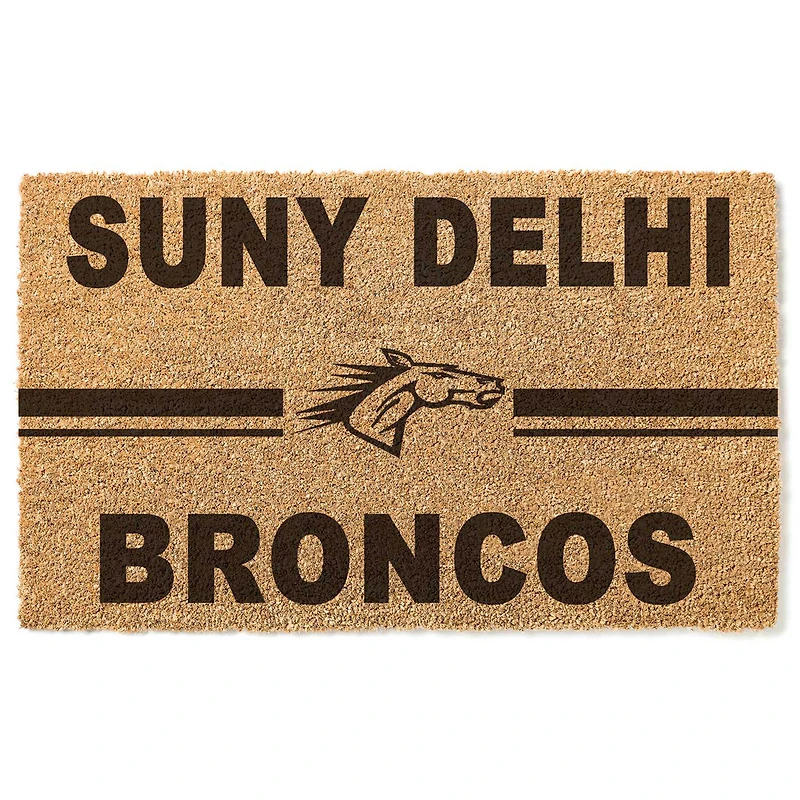 SUNY Delhi Broncos 18" x 30" Team Logo Doormat