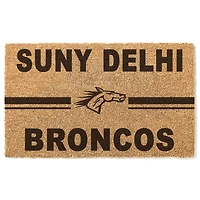 SUNY Delhi Broncos 18" x 30" Team Logo Doormat