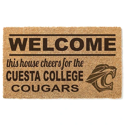Cuesta College Cougars 18" x 30" Welcome Doormat
