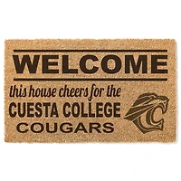 Cuesta College Cougars 18" x 30" Welcome Doormat