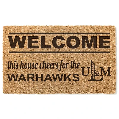 ULM Warhawks 18" x 30" Welcome Doormat