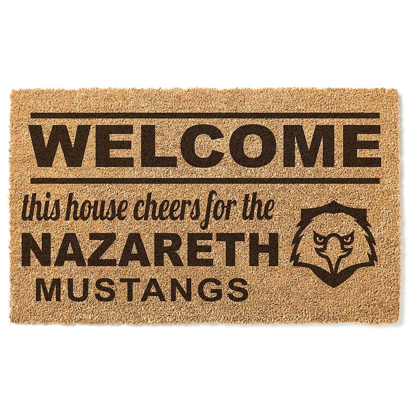 Nazareth University Golden Flyers 18" x 30" Welcome Doormat