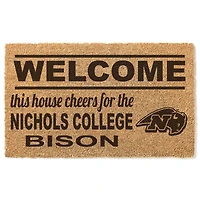 Nichols College Bison 18" x 30" Welcome Doormat