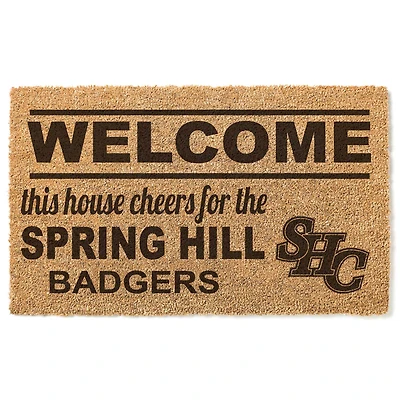 Spring Hill Badgers 18" x 30" Welcome Doormat