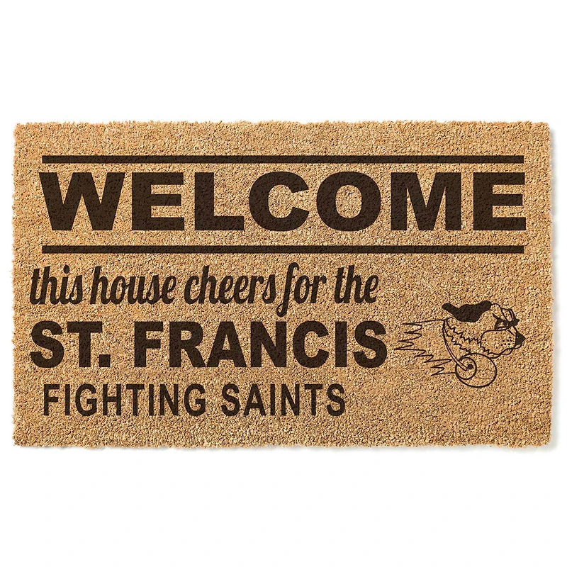 St. Francis Fighting Saints 18" x 30" Welcome Doormat