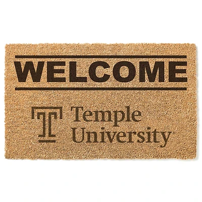 Temple Owls 18" x 30" Welcome Doormat