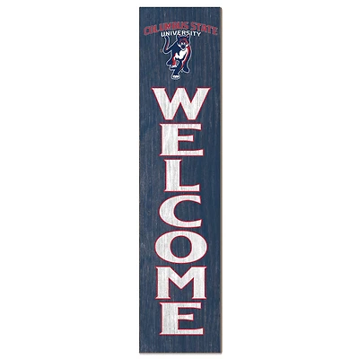 Columbus State Cougars 12" x 48" Welcome Outdoor Leaner