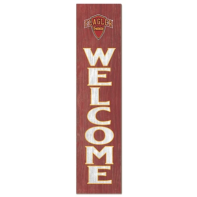 Flagler Saints 12" x 48" Welcome Outdoor Leaner