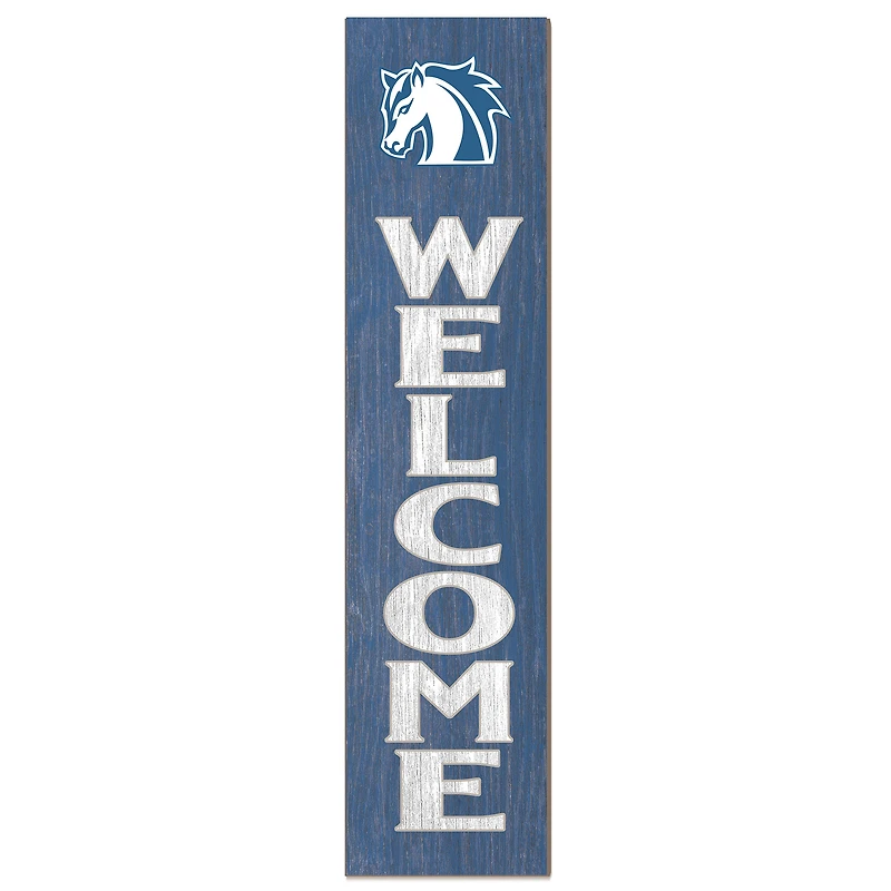 Hood College Blazers 12" x 48" Welcome Outdoor Leaner
