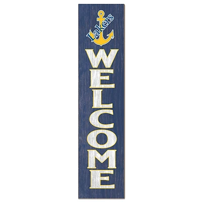Lake Superior State Lakers 12" x 48" Welcome Outdoor Leaner