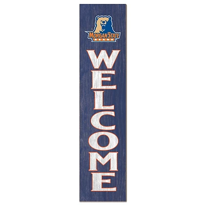 Morgan State Bears 12" x 48" Welcome Outdoor Leaner