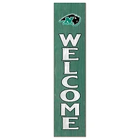 Nichols College Bison 12" x 48" Welcome Outdoor Leaner