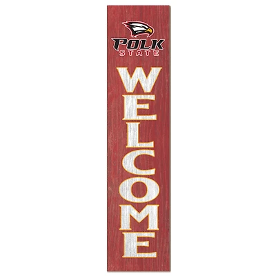 Polk State College Eagles 12" x 48" Welcome Outdoor Leaner