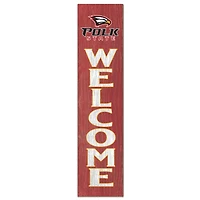 Polk State College Eagles 12" x 48" Welcome Outdoor Leaner