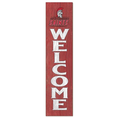 Saint Martin's Saints 12" x 48" Welcome Outdoor Leaner