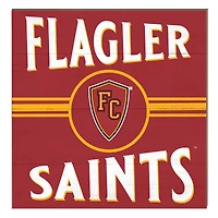 Flagler Saints 10" x 10" Retro Team Sign