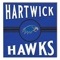 Hartwick College Hawks 10" x 10" Retro Team Sign