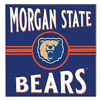 Morgan State Bears 10" x 10" Retro Team Sign