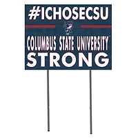 Columbus State Cougars 18" x 24" I Chose Yard Sign