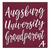 Augsburg Auggies 10" x 10" Grandparent Plaque