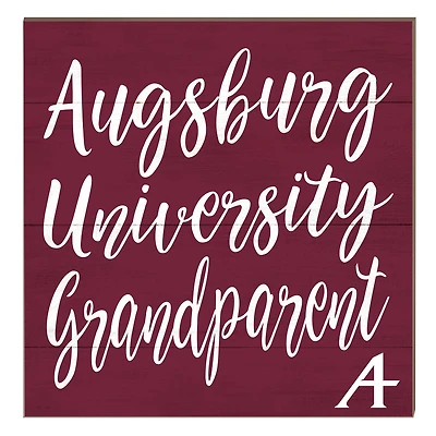 Augsburg Auggies 10" x 10" Grandparent Plaque
