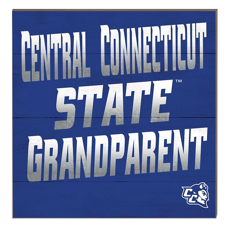Central Connecticut State Blue Devils 10" x 10" Grandparent Plaque